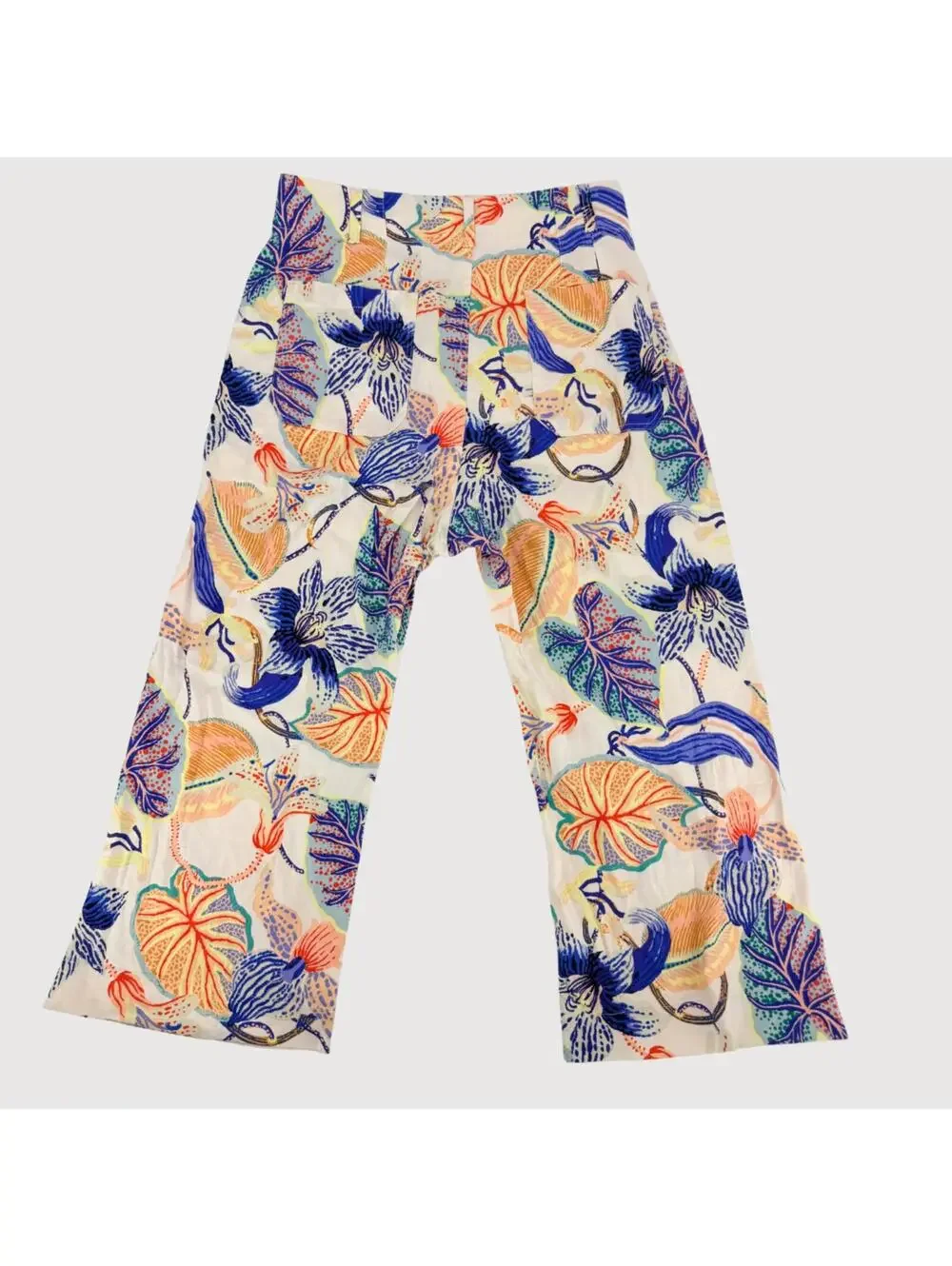 Anthropologie Maeve Colette Linen Wide Leg Pants 34 - Picture 3 of 9